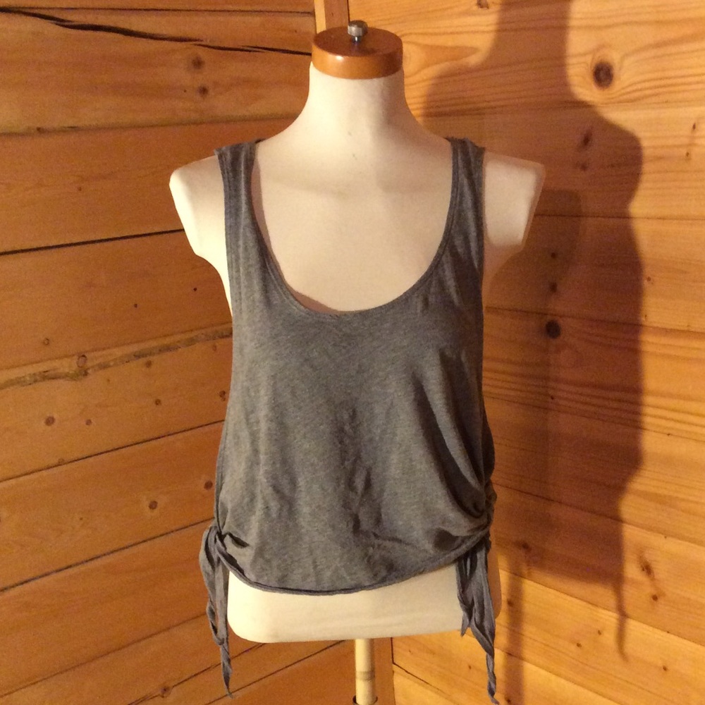 3/$15 Victoria Secret Tie Tank Top Gray Size Med
